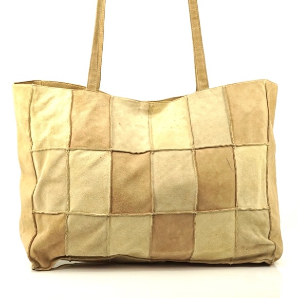 Auth Chanel Patchwork Logo Embossing #2702C15 - Picture 2 of 7